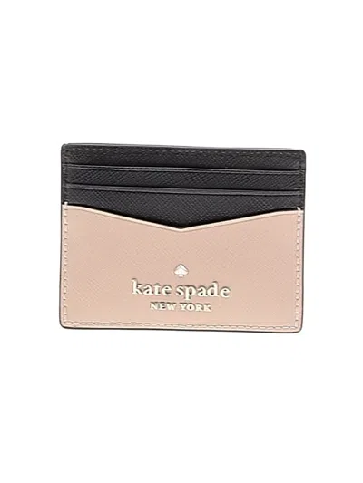 Pre-owned Kate Spade New York Leather Card Holder In Brown