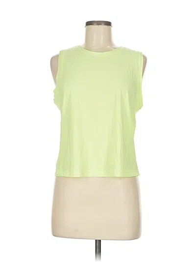 Pre-owned Athleta Sleeveless T-shirt In Green