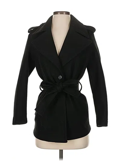 Pre-owned Banana Republic Coat In Black