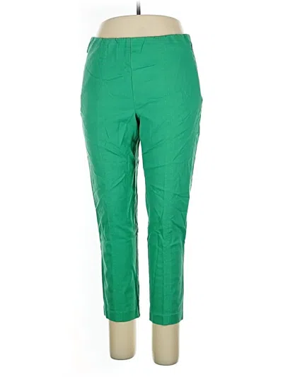 Pre-owned Jjill Casual Pants In Green