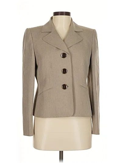 Pre-owned Kasper Blazer Jacket In Brown