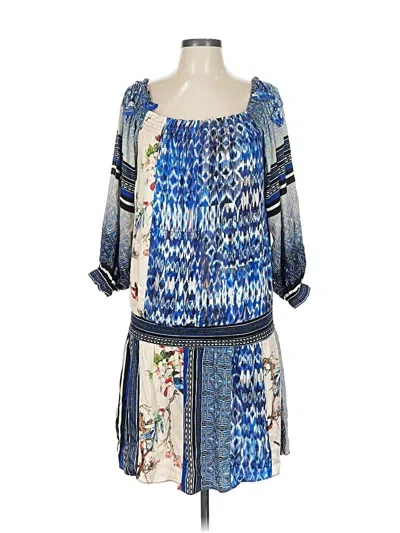 Pre-owned Hale Bob Casual Dress In Blue