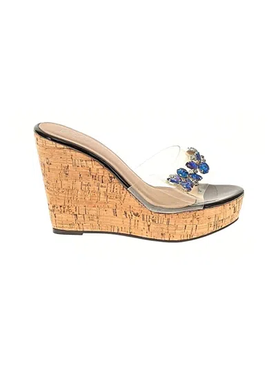 Pre-owned Bella Luna Wedges In Black