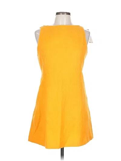 Zara Casual Dress In Yellow