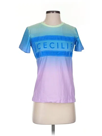 Cecilie Copenhagen Short Sleeve T-shirt In Blue