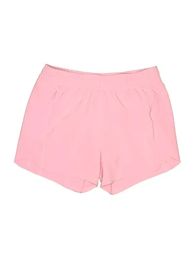 Pre-owned Athleta Girl Kids' Athletic Shorts In Pink