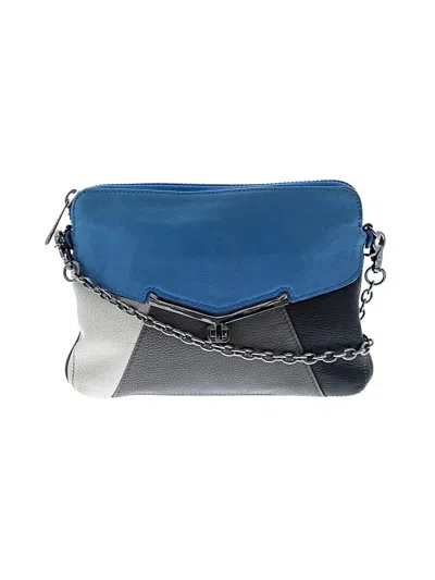 Pre-owned Botkier Leather Crossbody Bag In Blue