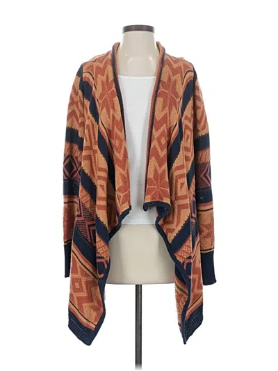 Pre-owned Blu Pepper Cardigan Sweater In Brown