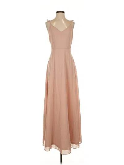 Pre-owned Lulus Cocktail Dress In Brown