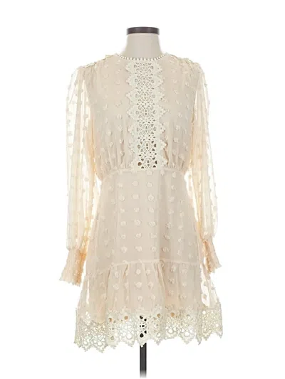 Pre-owned Lulus Cocktail Dress In White