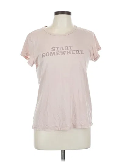 Pre-owned Abercrombie & Fitch Short Sleeve T-shirt In Pink