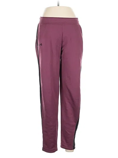 Pre-owned Under Armour Track Pants In Purple
