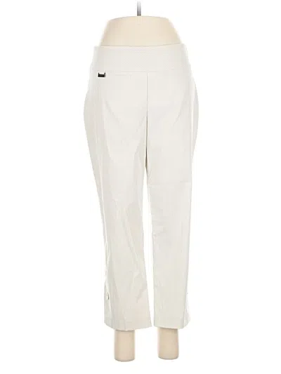 Pre-owned Peck & Peck Casual Pants In White