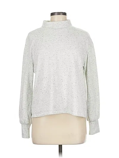 Pre-owned Mile(s) By Madewell Turtleneck Sweater In Silver