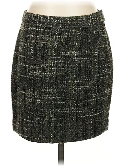 Pre-owned Brooks Brothers Formal Skirt In Green