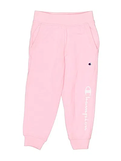 Pre-owned Champion Kids' Sweatpants In Pink