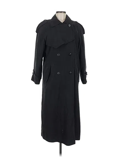 Pre-owned Gallery Trenchcoat In Black