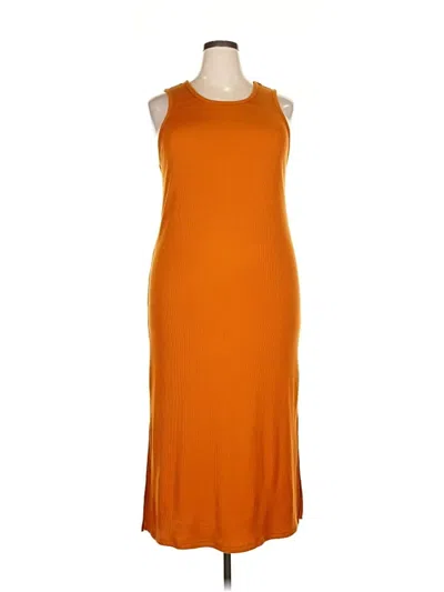 Pre-owned Oddi Casual Dress In Orange