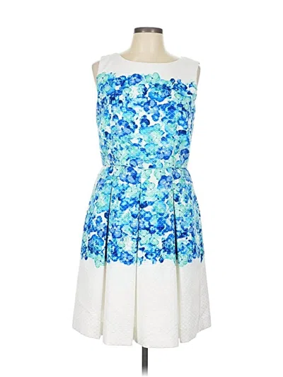 Pre-owned Tahari By Asl Cocktail Dress In Blue