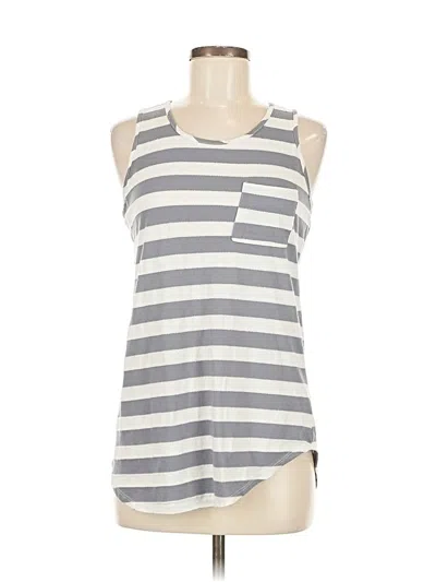 Pre-owned Papermoon Sleeveless T-shirt In Gray