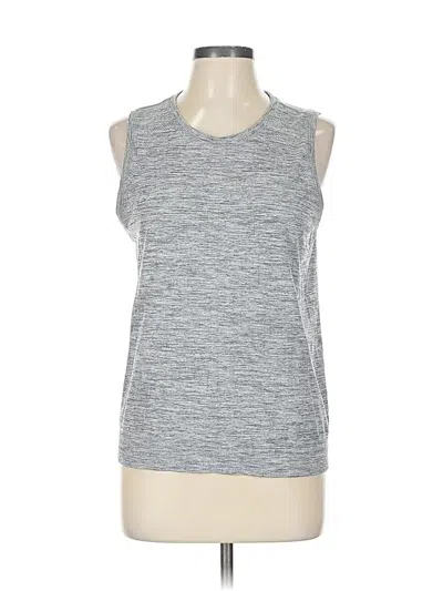 Pre-owned Athleta Sleeveless T-shirt In Gray