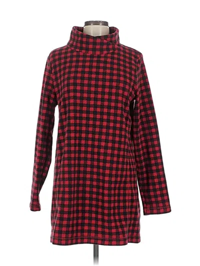 Pre-owned Lands' End Casual Dress In Red