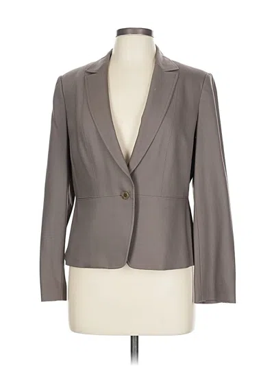 Pre-owned Talbots Wool Blazer Jacket In Gray