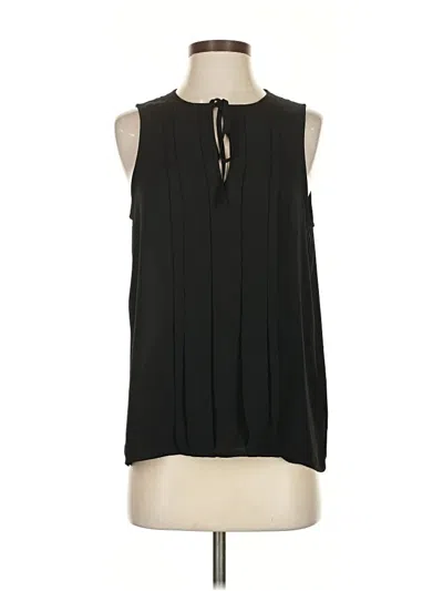 Pre-owned J.crew Factory Store Sleeveless Blouse In Black