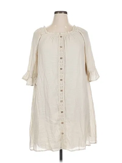Pre-owned Naif Casual Dress In White