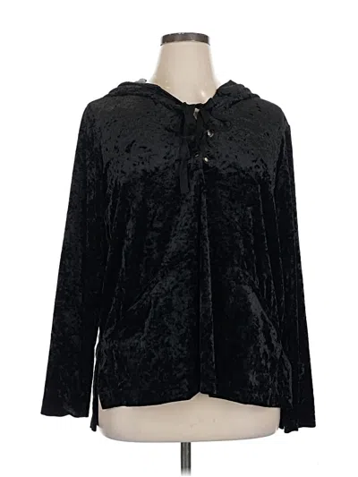 Pre-owned Juicy Couture Cardigan Sweater In Black