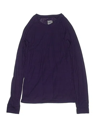 Pre-owned Mountain Warehouse Kids' Long Sleeve T-shirt In Purple
