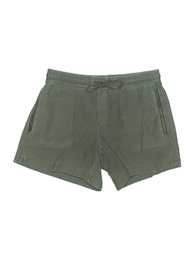 Pre-owned Athleta Khaki Shorts In Green