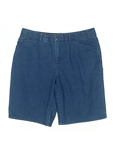 Pre-owned Intro Denim Shorts In Blue