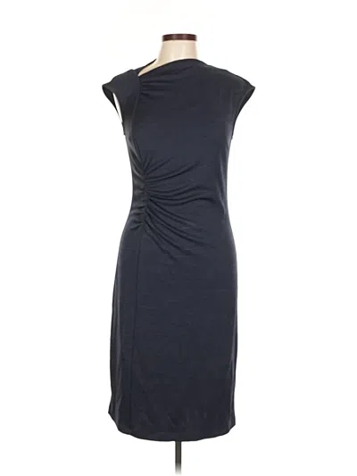 Pre-owned Halston Cocktail Dress In Gray