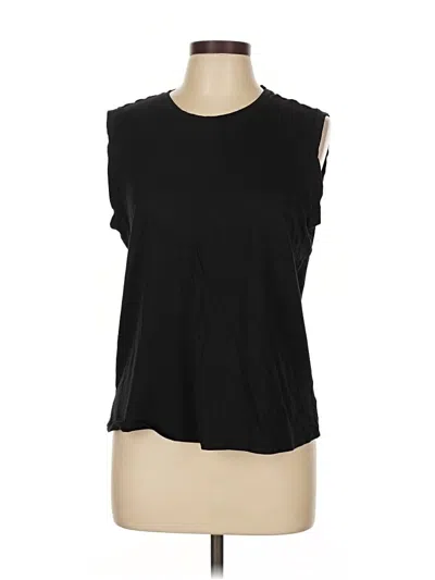 Pre-owned Quince Sleeveless T-shirt In Black