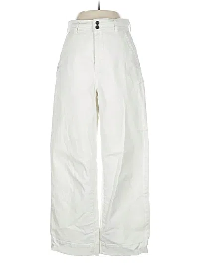 Pre-owned Everlane Casual Pants In White