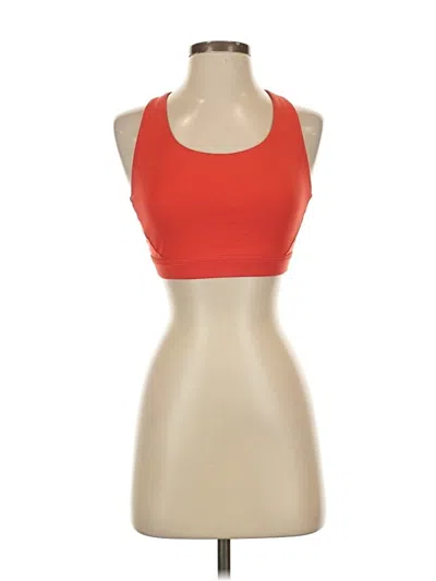 Pre-owned Athleta Sports Bra In Orange
