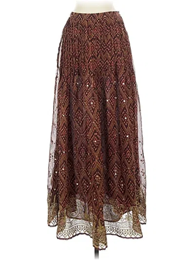 Pre-owned Soft Surroundings Casual Skirt In Brown