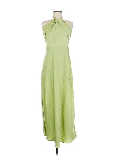 Pre-owned H&m Casual Dress In Green