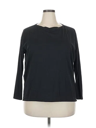 Pre-owned Crz Yoga 3/4 Sleeve T-shirt In Black