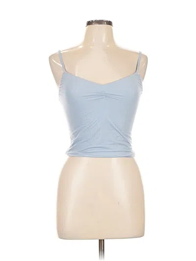 Pre-owned Aerie Tank Top Blue Strapless Neckline Tops
