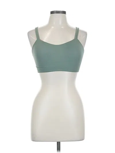 Pre-owned Lululemon Athletica Sports Bra In Green
