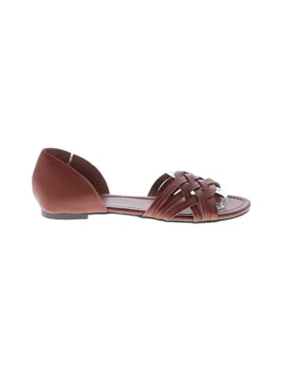 Pre-owned Disney Flats In Brown