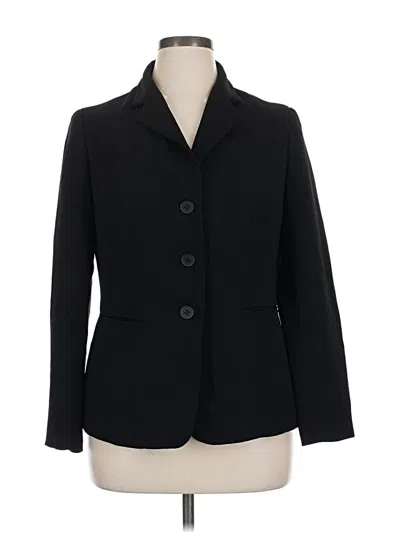 Pre-owned Jones New York Collection Blazer Jacket In Black