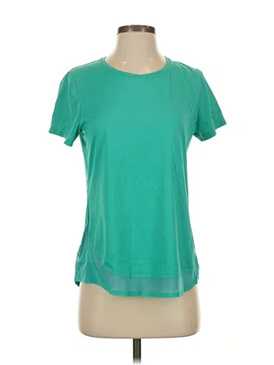 Pre-owned Athleta Active T-shirt In Green