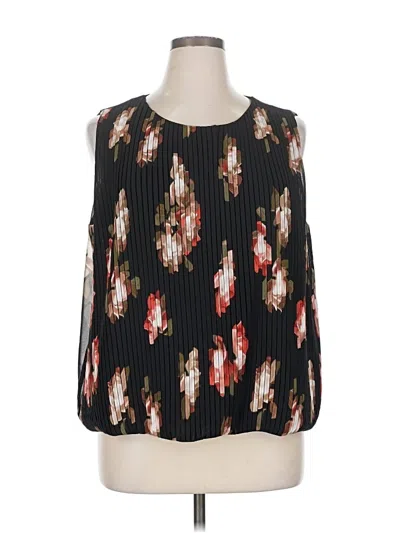 Pre-owned Calvin Klein Sleeveless Blouse In Black