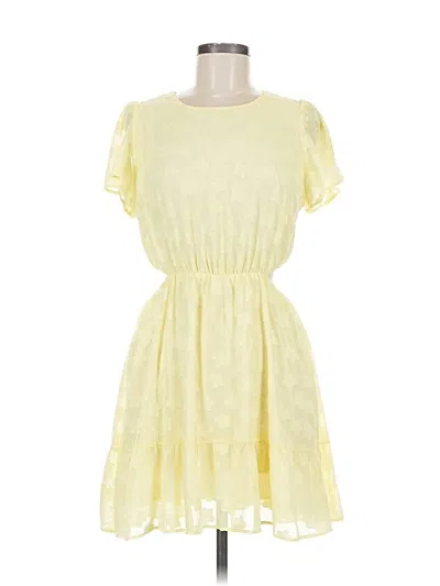 Pre-owned Show Me Your Mumu Casual Dress In Yellow