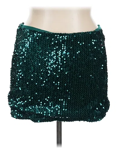 Pre-owned Wild Fable Formal Skirt In Blue