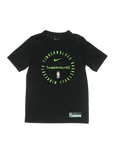 Pre-owned Nike Kids' Active T-shirt In Black