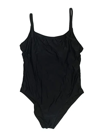 Pre-owned Hurley One Piece Swimsuit In Black